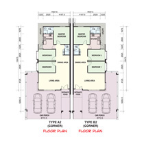 Ground Floor Plan Type A2, Type B2